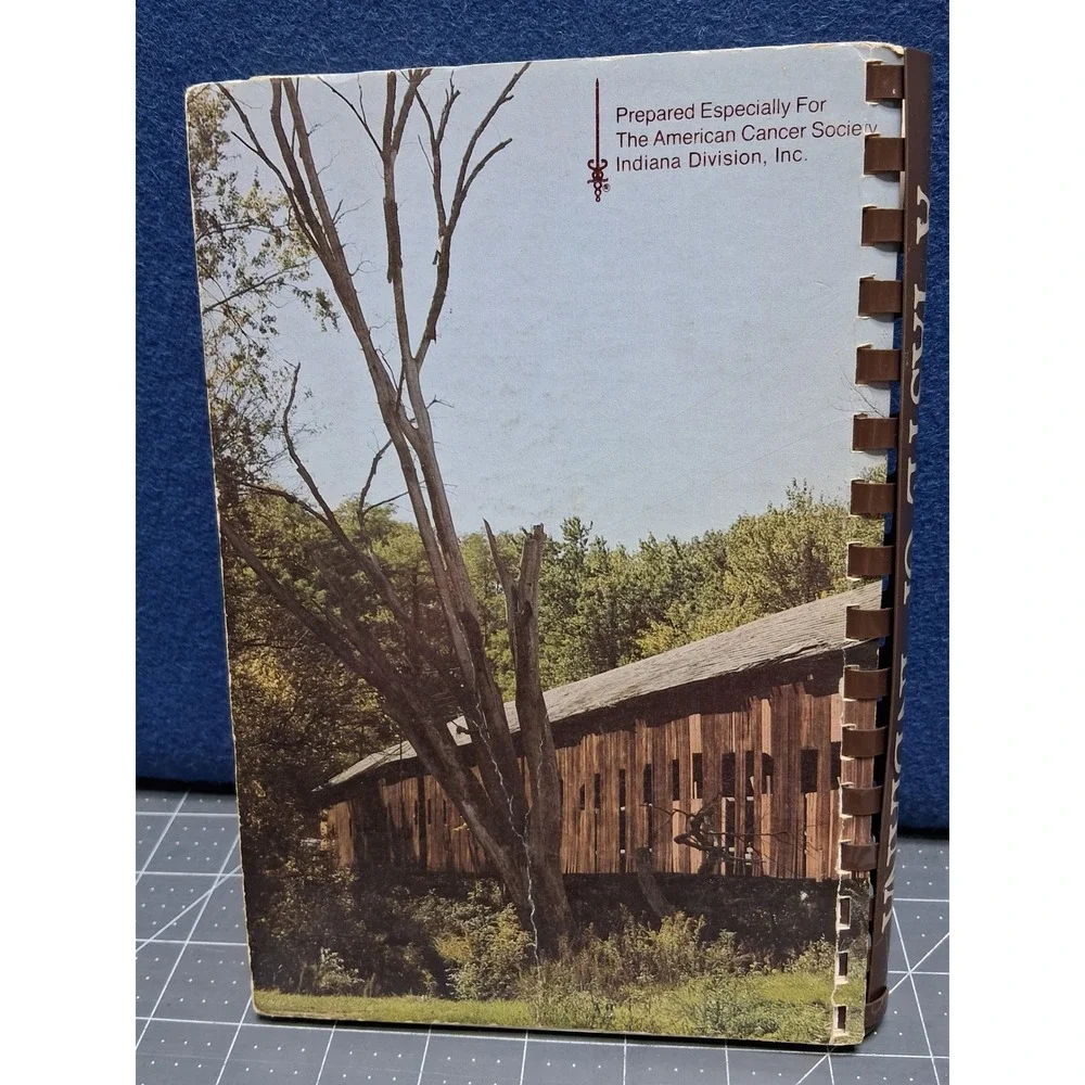 American Cancer Society A Taste of Indiana Cookbook 1980 First Printing‎ Spiral